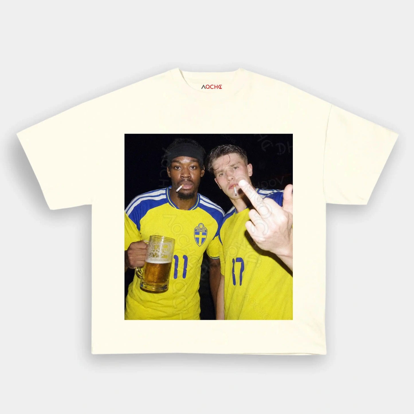 Sweden Football Style Tee 3.5 - AQCHIC