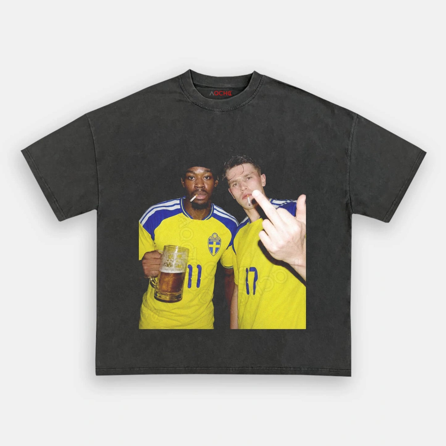 Sweden Football Style Tee 3.5 - AQCHIC