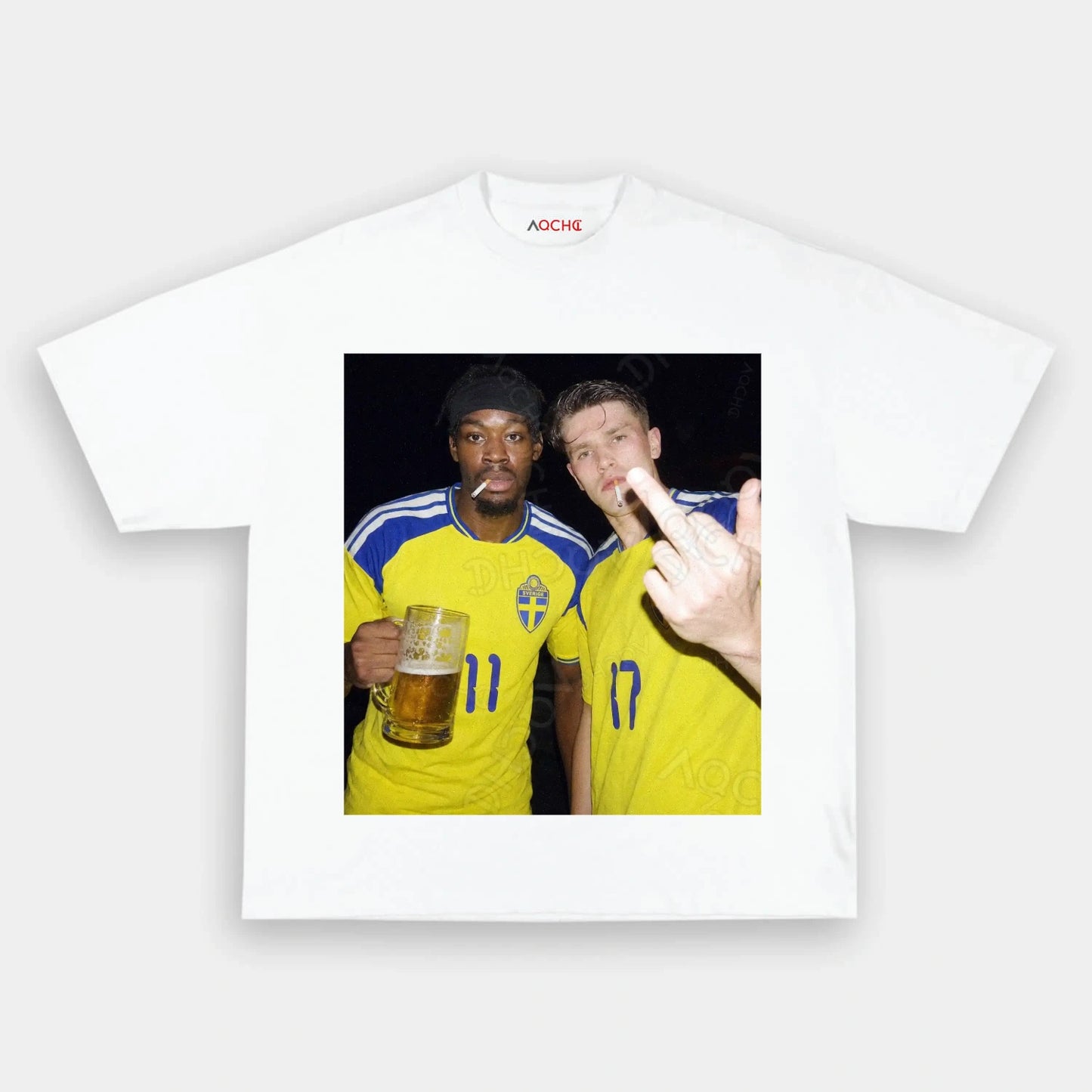 Sweden Football Style Tee 3.5 - AQCHIC