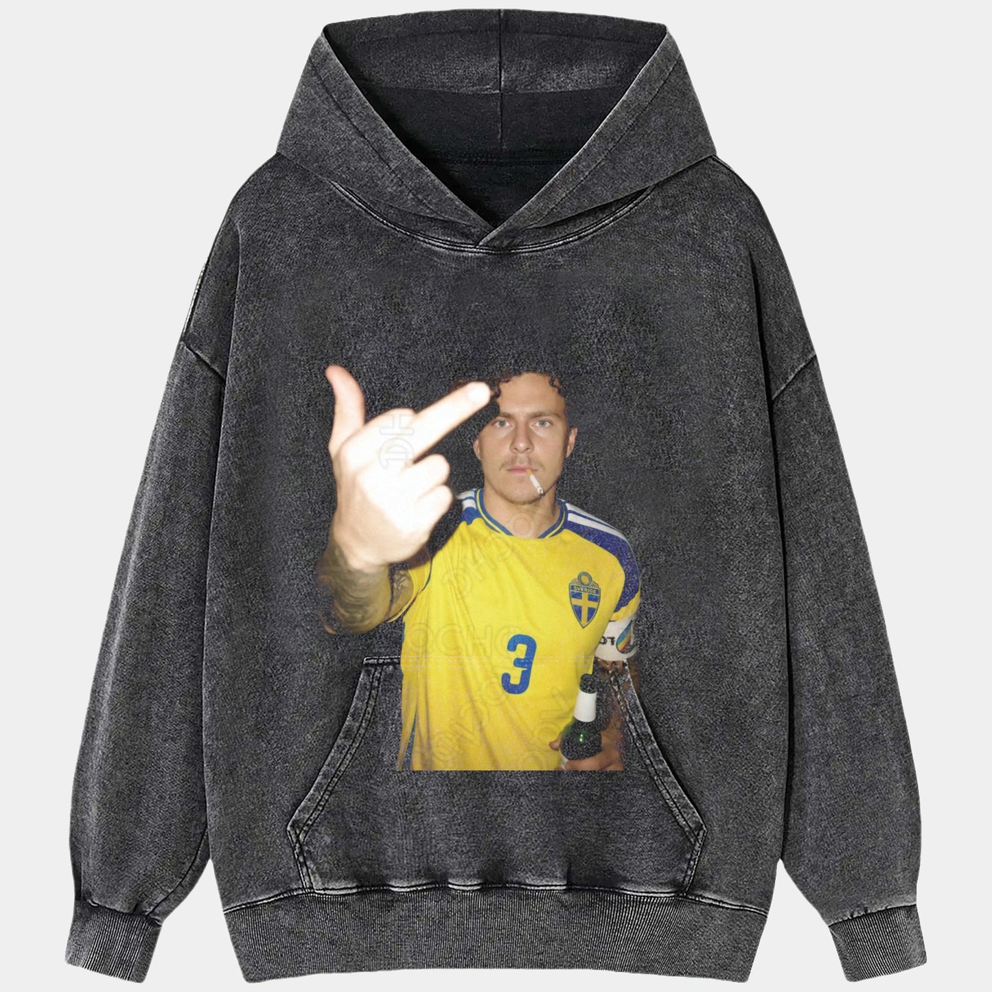 Sweden Football Style Tee 3 - AQCHIC