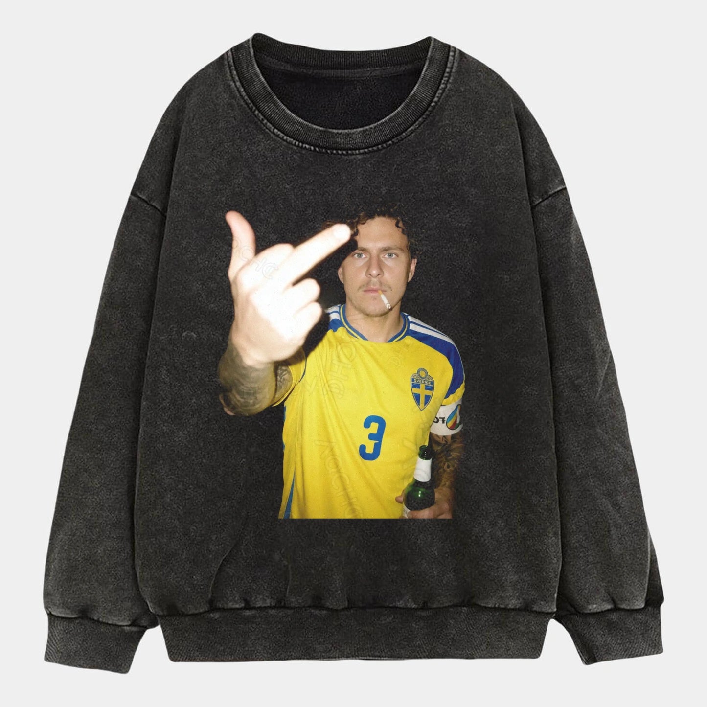 Sweden Football Style Tee 3 - AQCHIC