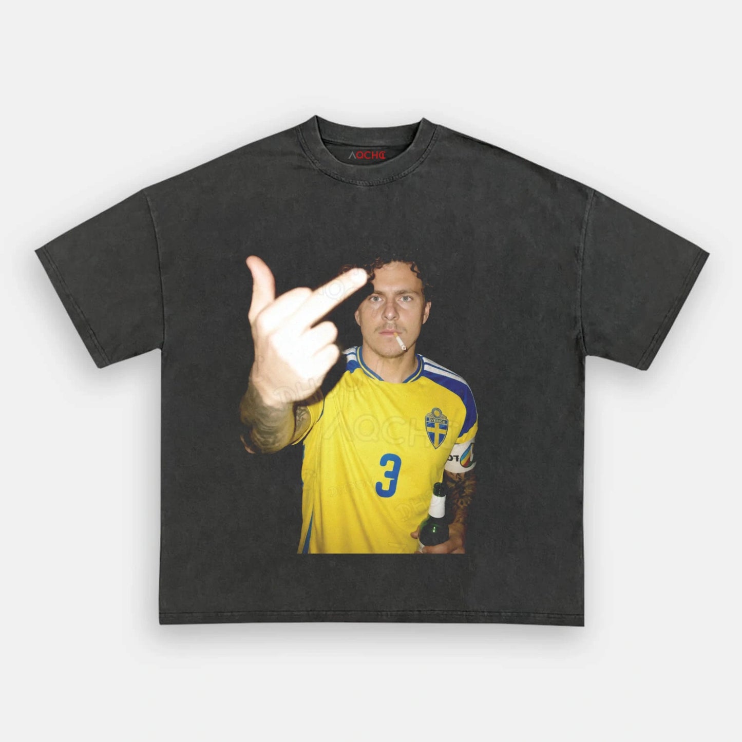 Sweden Football Style Tee 3 - AQCHIC