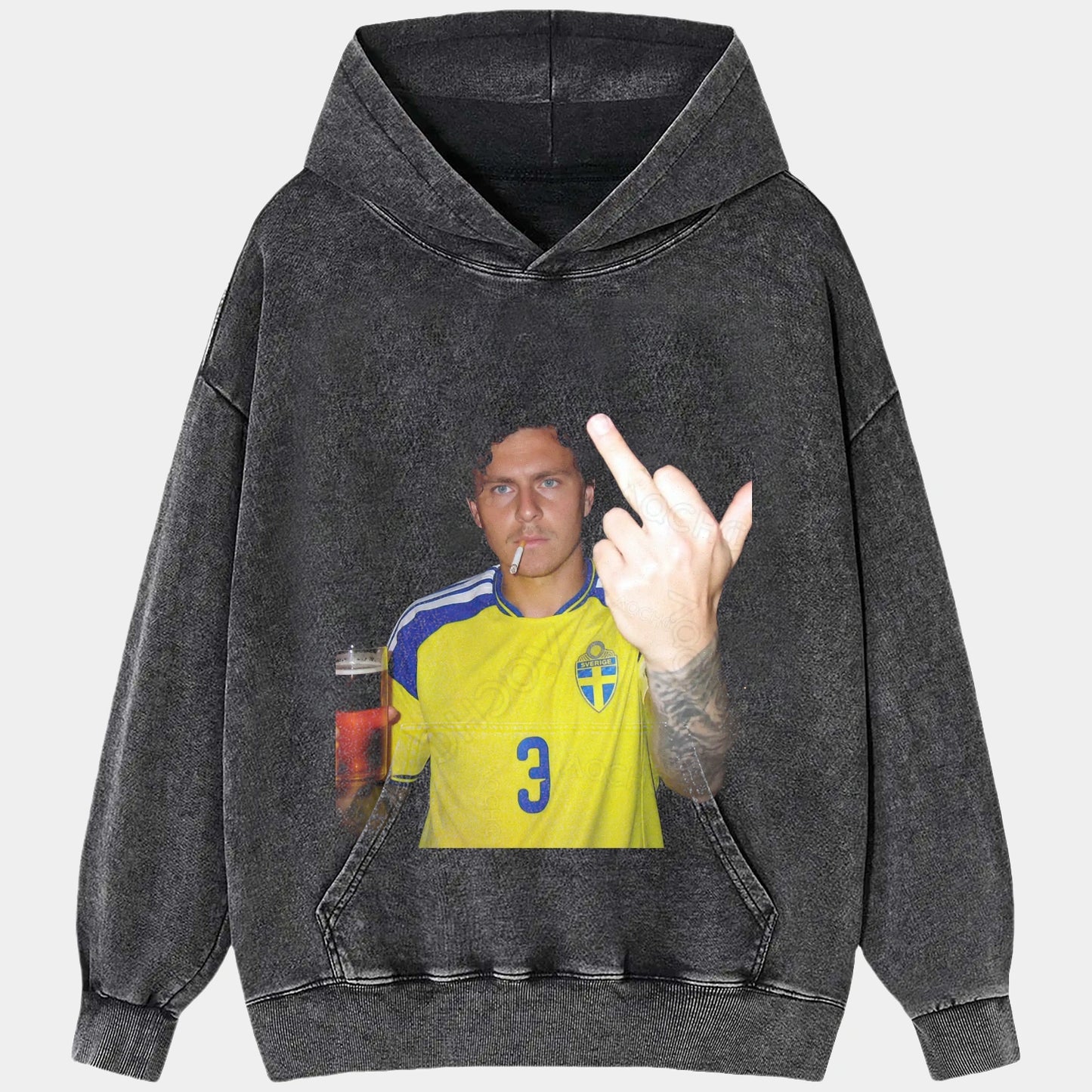 Sweden Football Style Tee 4 - AQCHIC