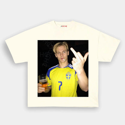 Sweden Football Style Tee 5 - AQCHIC