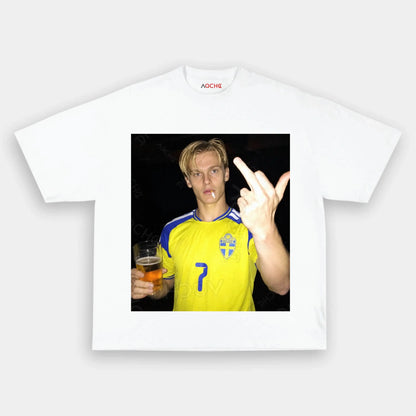 Sweden Football Style Tee 5 - AQCHIC