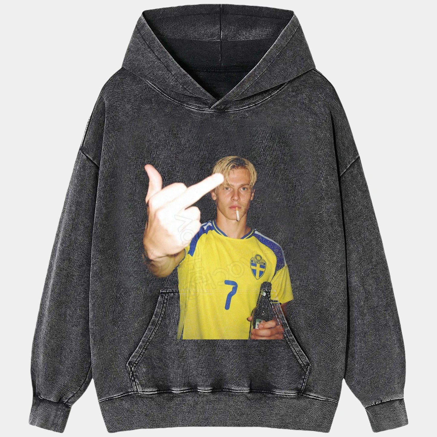 Sweden Football Style Tee 6 - AQCHIC