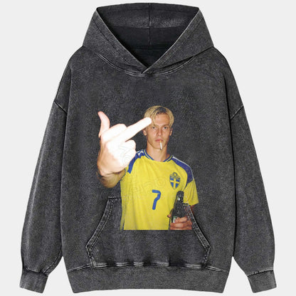 Sweden Football Style Tee 6 - AQCHIC
