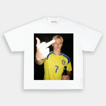 Sweden Football Style Tee 6 - AQCHIC