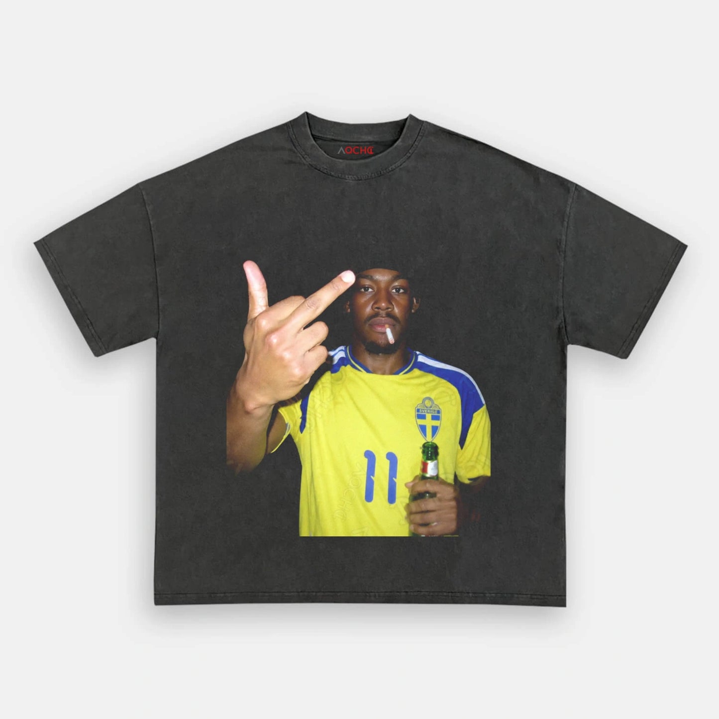 Sweden Football Style Tee 7 - AQCHIC