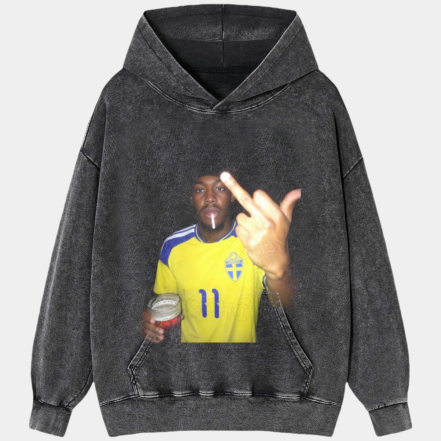 Sweden Football Style Tee 8 - AQCHIC