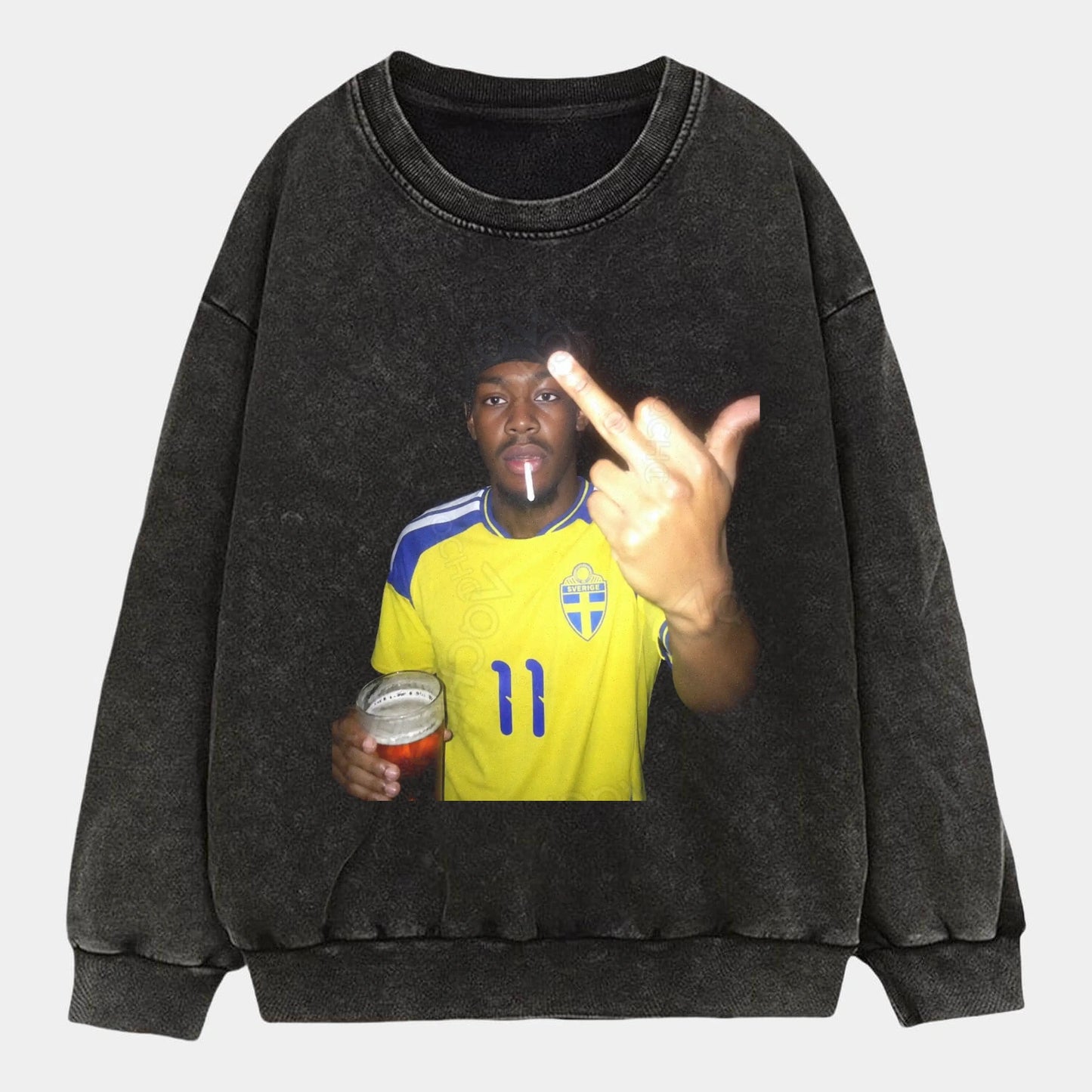 Sweden Football Style Tee 8 - AQCHIC