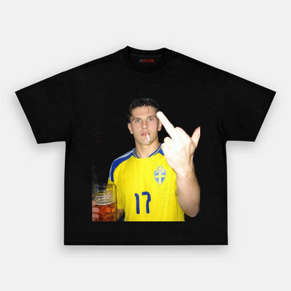 Sweden Football Style Tee 9 - AQCHIC