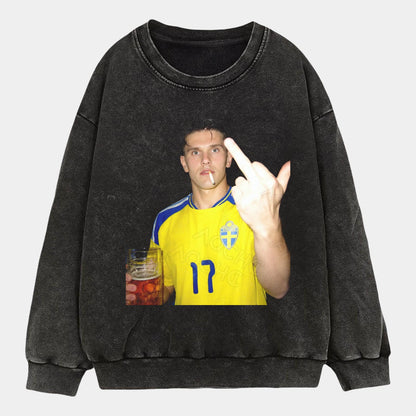 Sweden Football Style Tee 9 - AQCHIC