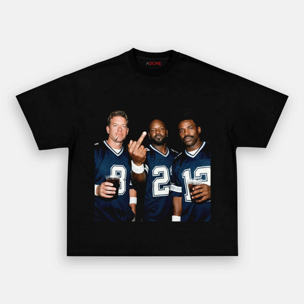 TA & ES & MI Football T-shirt - AQCHIC
