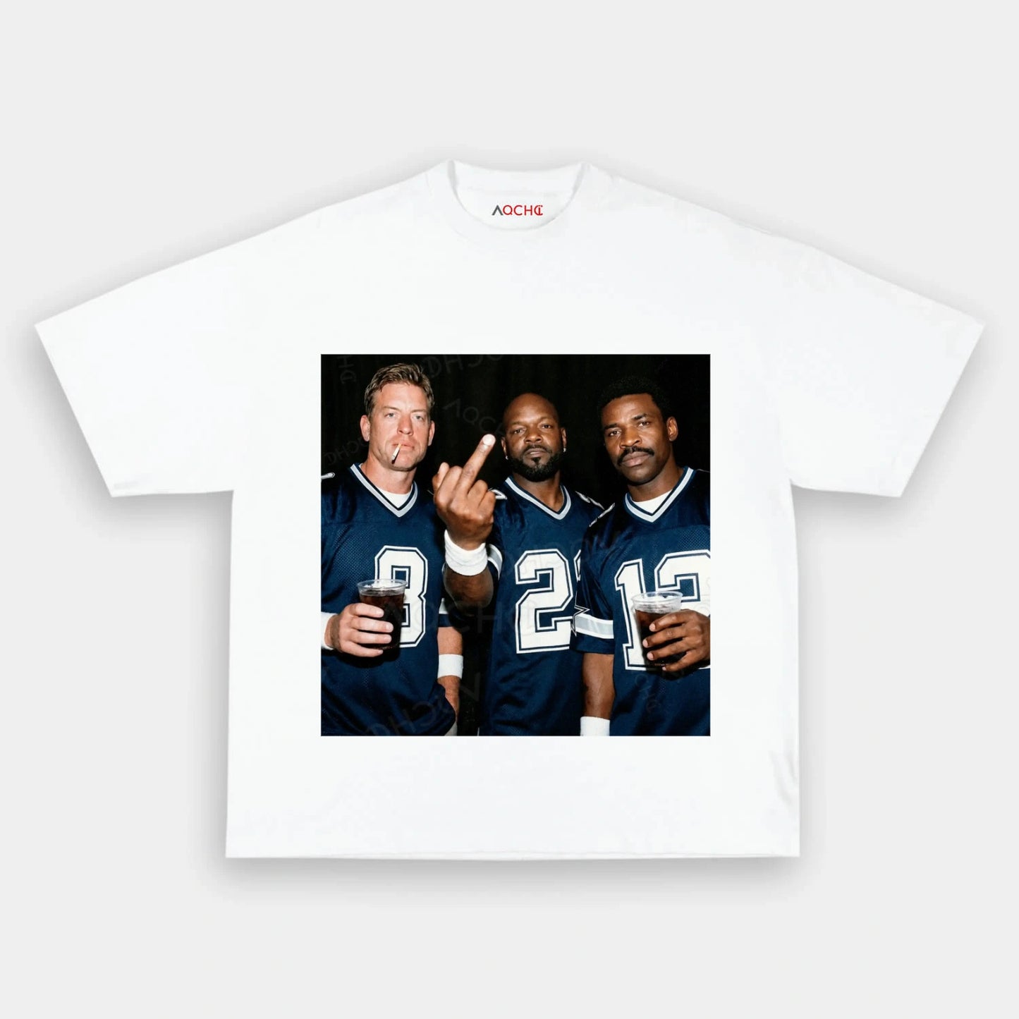 TA & ES & MI Football T-shirt - AQCHIC