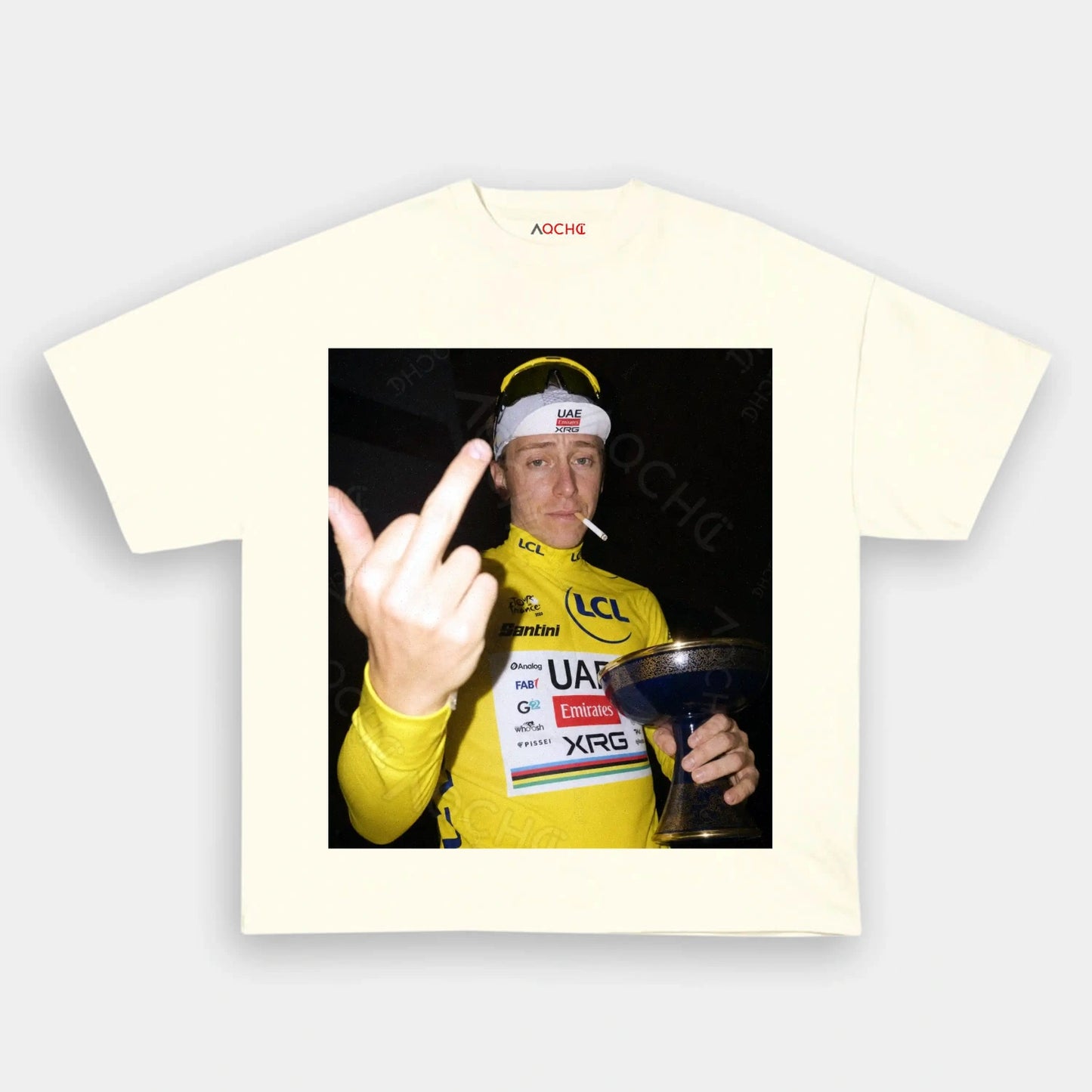 Tadej Pogačar 2026 Tour de France Tee 1 - AQCHIC
