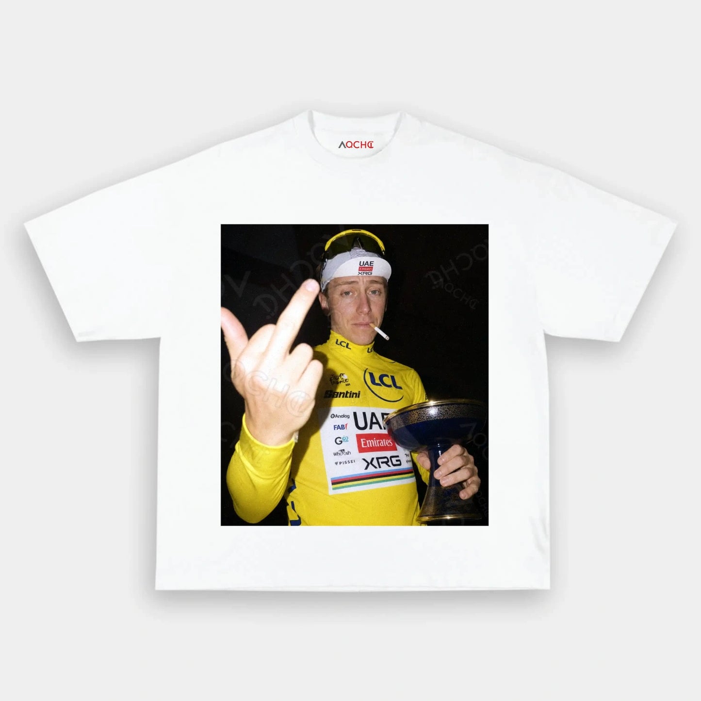 Tadej Pogačar 2026 Tour de France Tee 1 - AQCHIC
