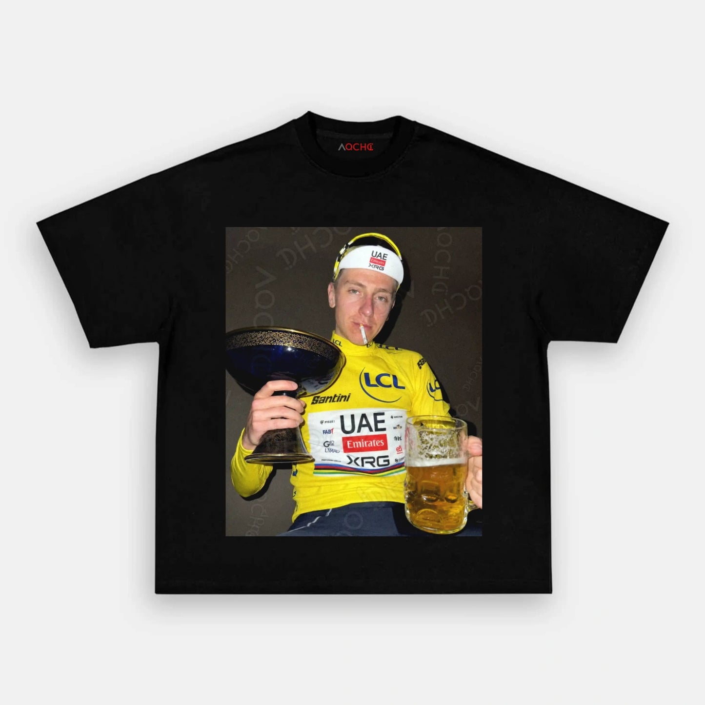 Tadej Pogačar 2026 Tour de France Tee 3 - AQCHIC
