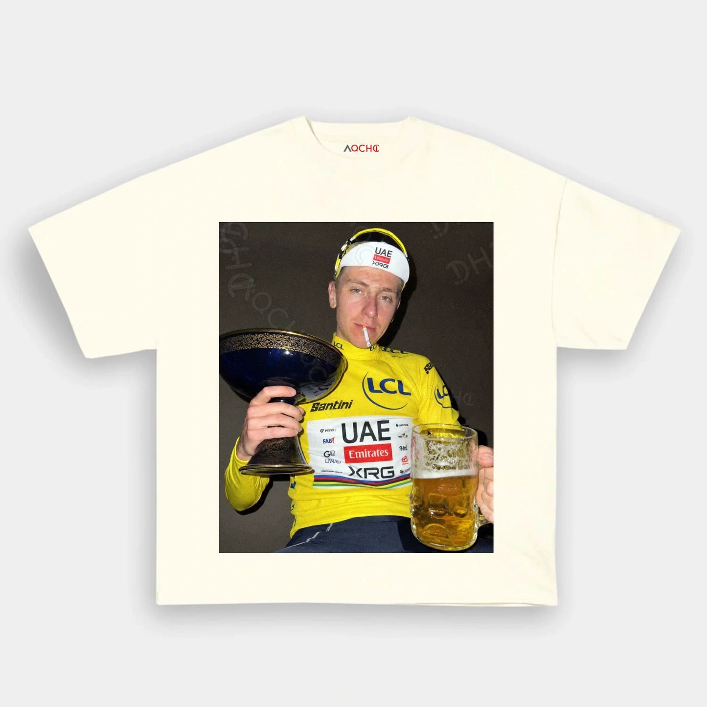 Tadej Pogačar 2026 Tour de France Tee 3 - AQCHIC