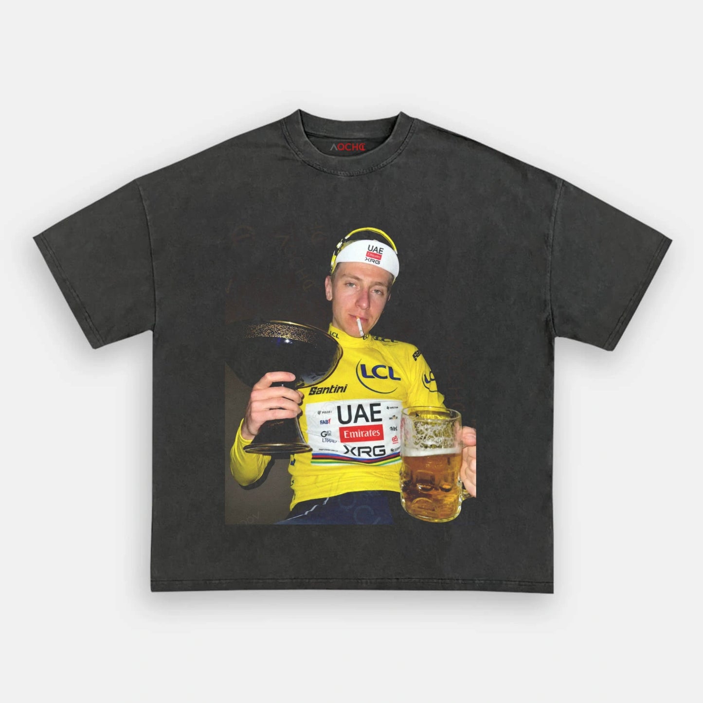 Tadej Pogačar 2026 Tour de France Tee 3 - AQCHIC