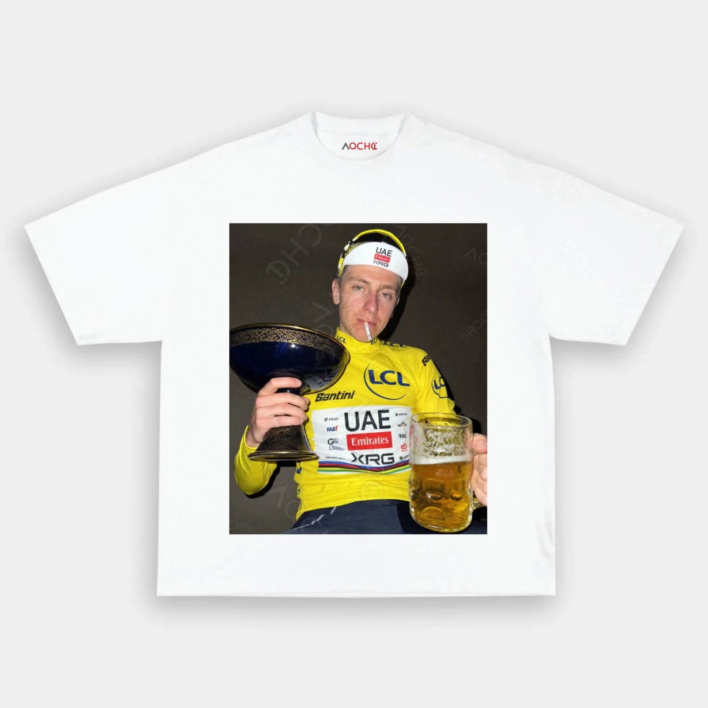 Tadej Pogačar 2026 Tour de France Tee 3 - AQCHIC