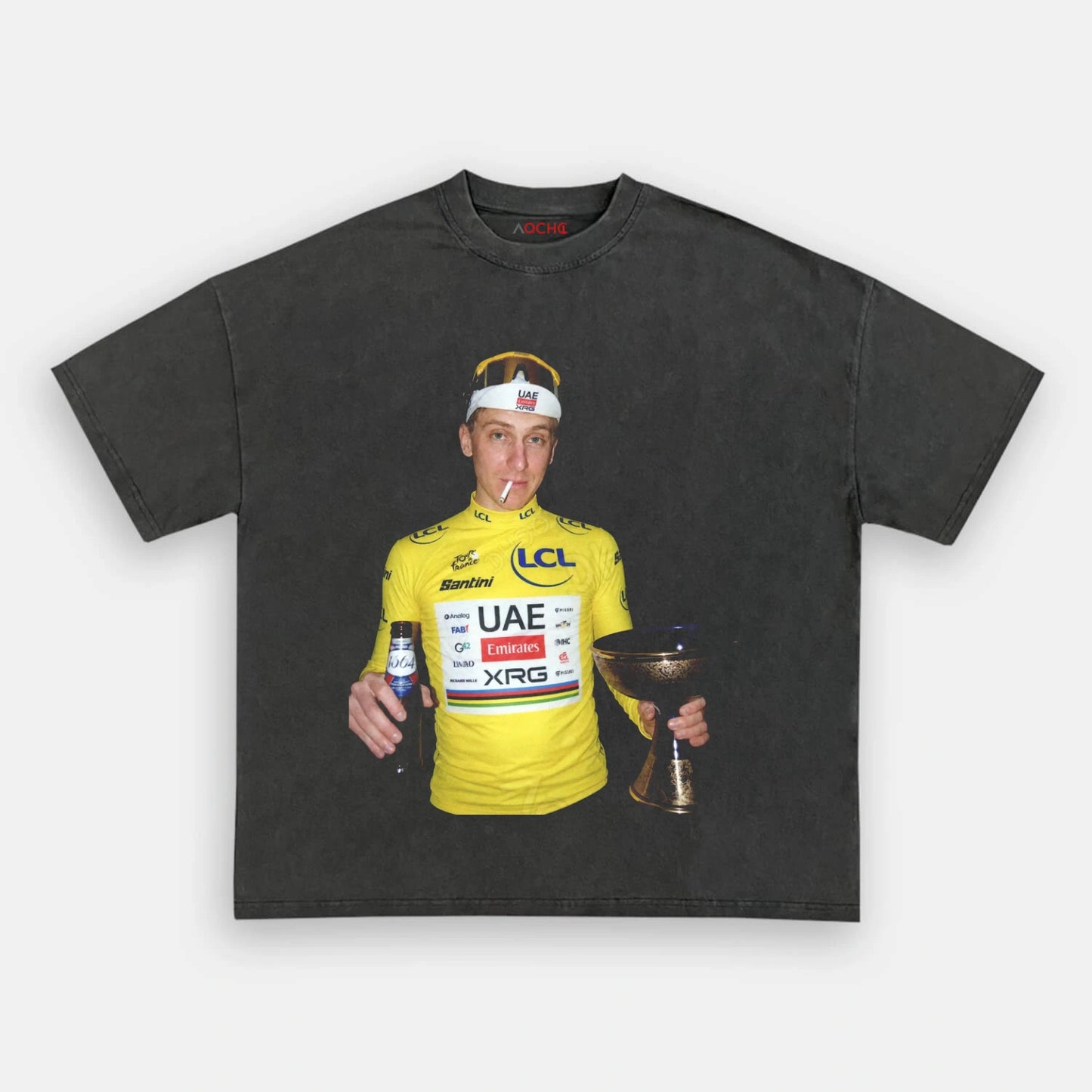 Tadej Pogačar 2026 Tour de France Tee 4 - AQCHIC