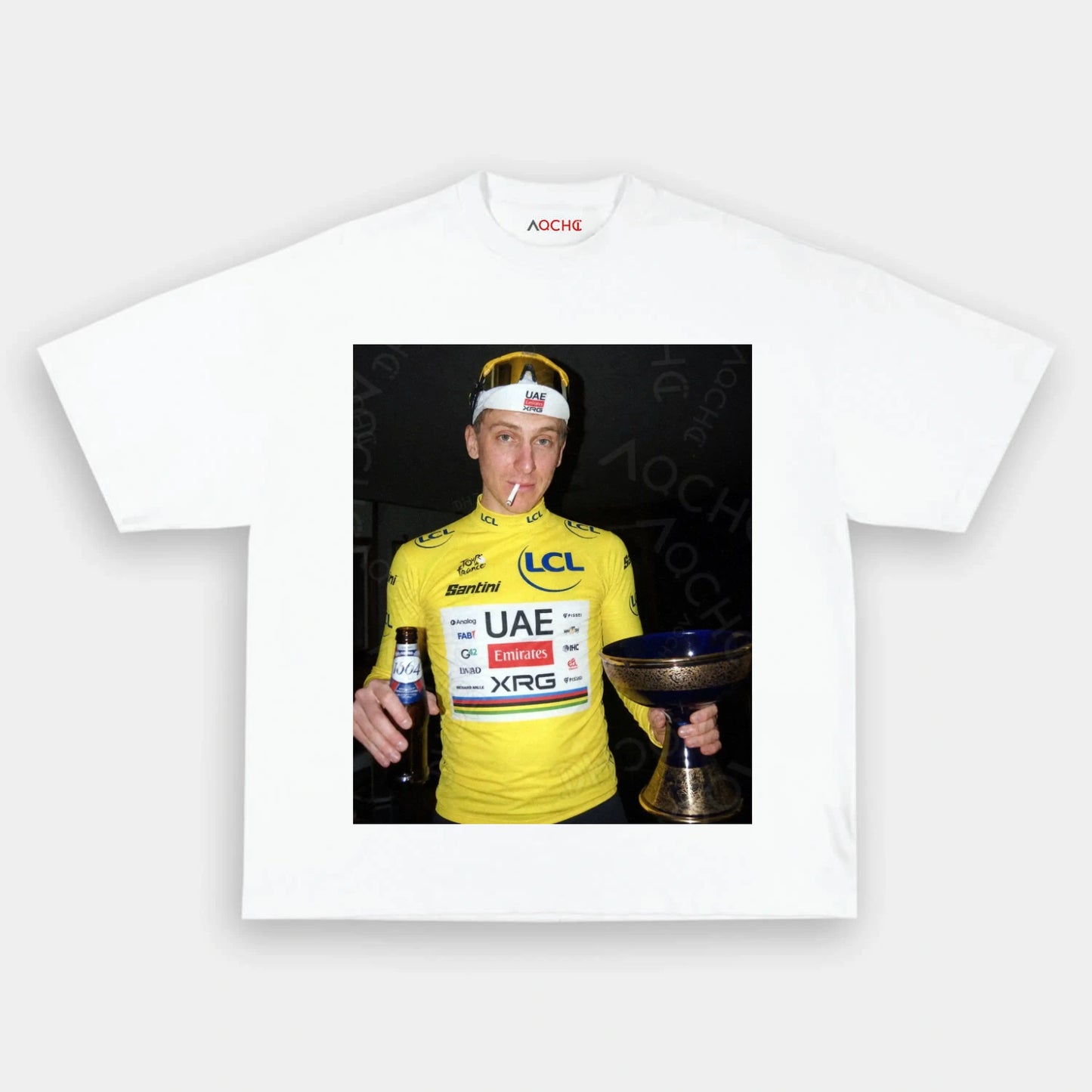 Tadej Pogačar 2026 Tour de France Tee 4 - AQCHIC