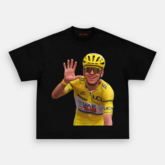 Tadej Pogačar Tour de France Champion Tee 1 - AQCHIC