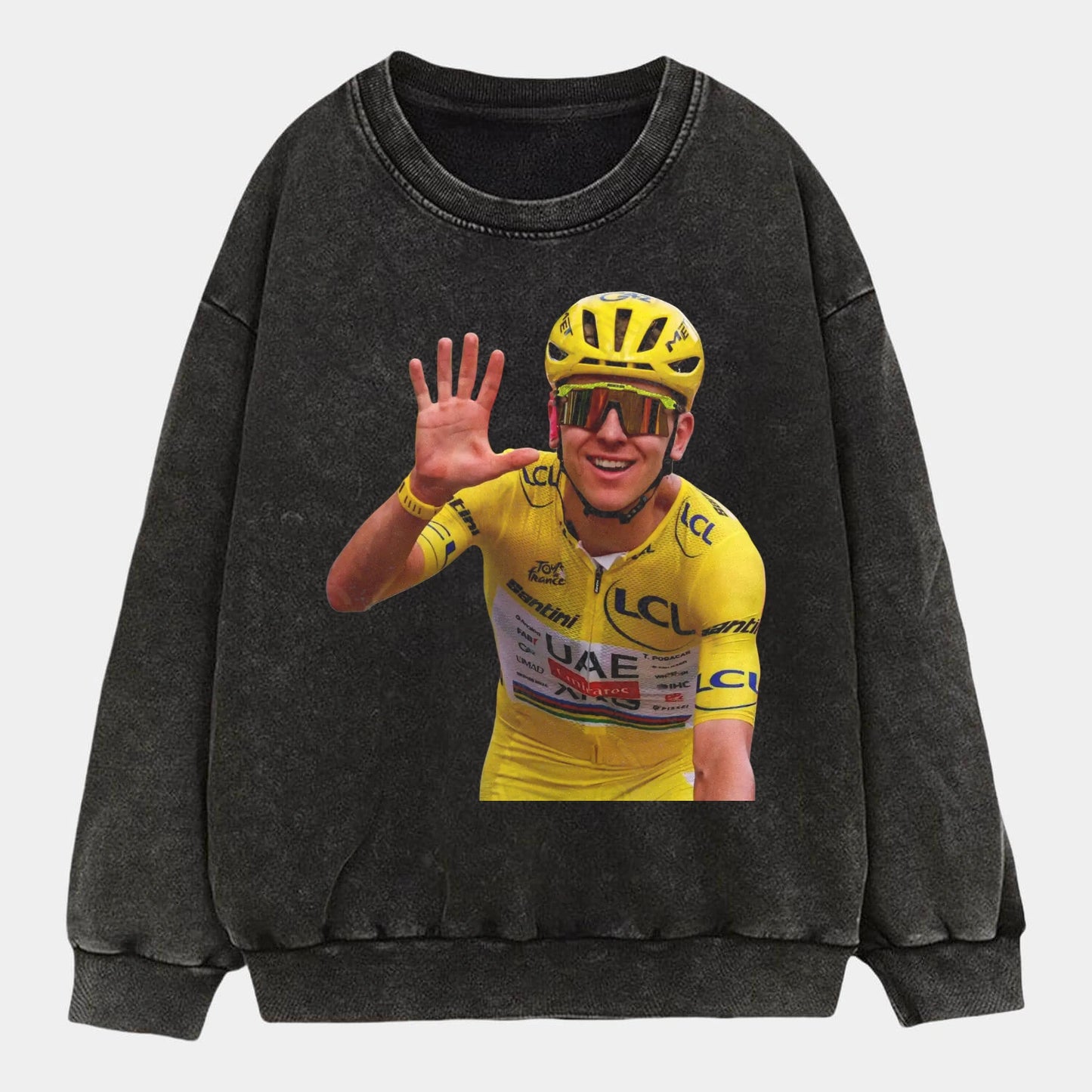 Tadej Pogačar Tour de France Champion Tee 1 - AQCHIC
