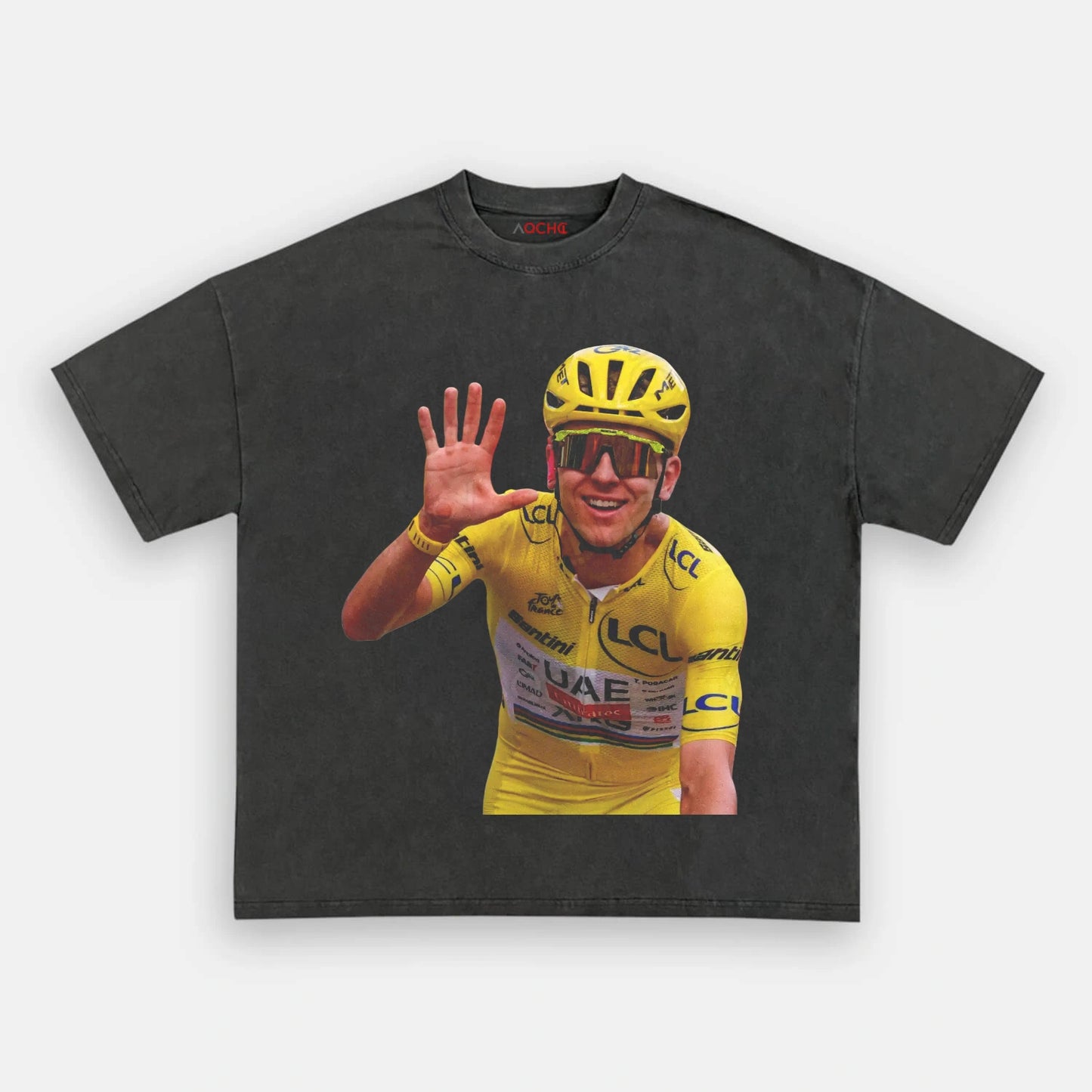 Tadej Pogačar Tour de France Champion Tee 1 - AQCHIC