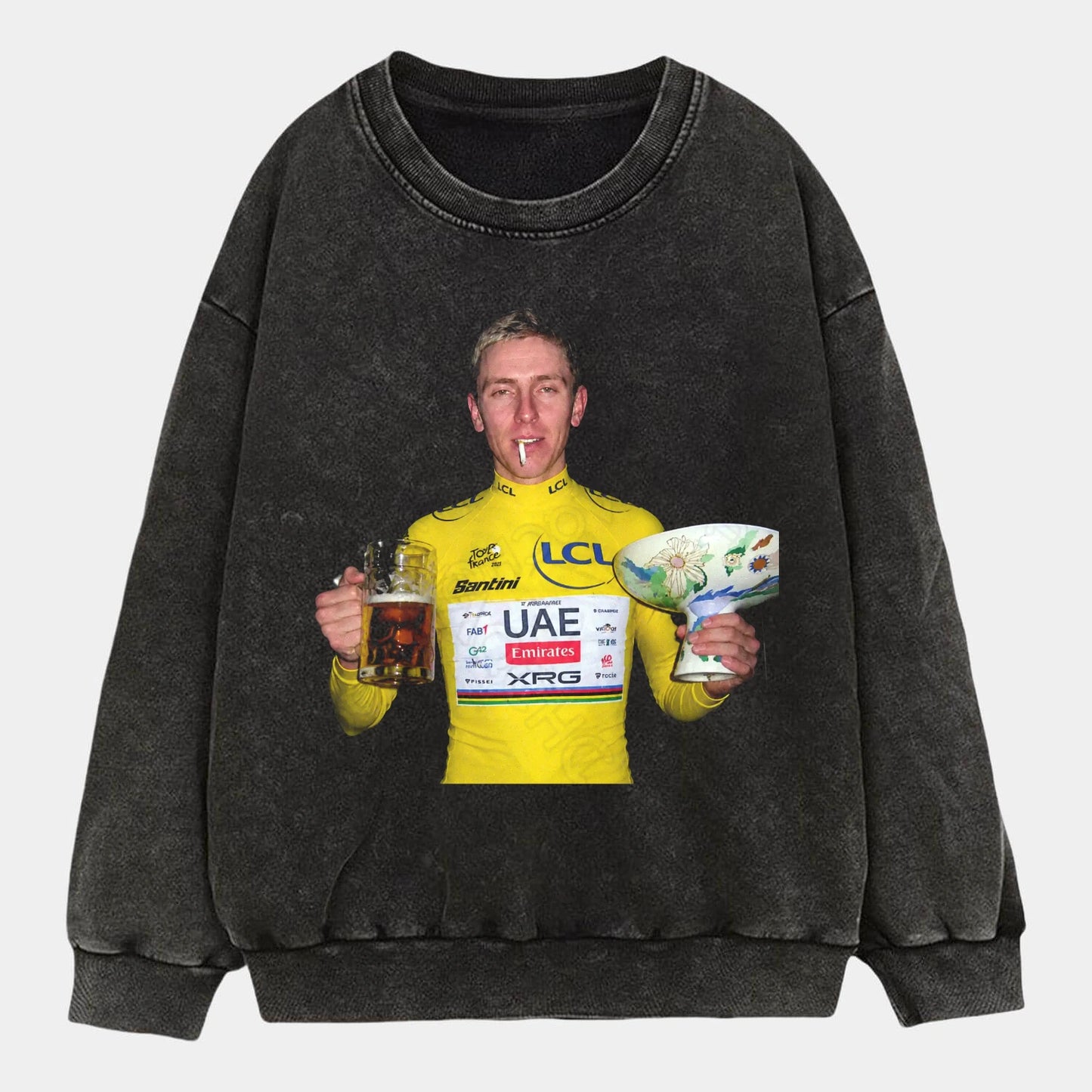 Tadej Pogačar Tour de France Champion Tee 2 - AQCHIC
