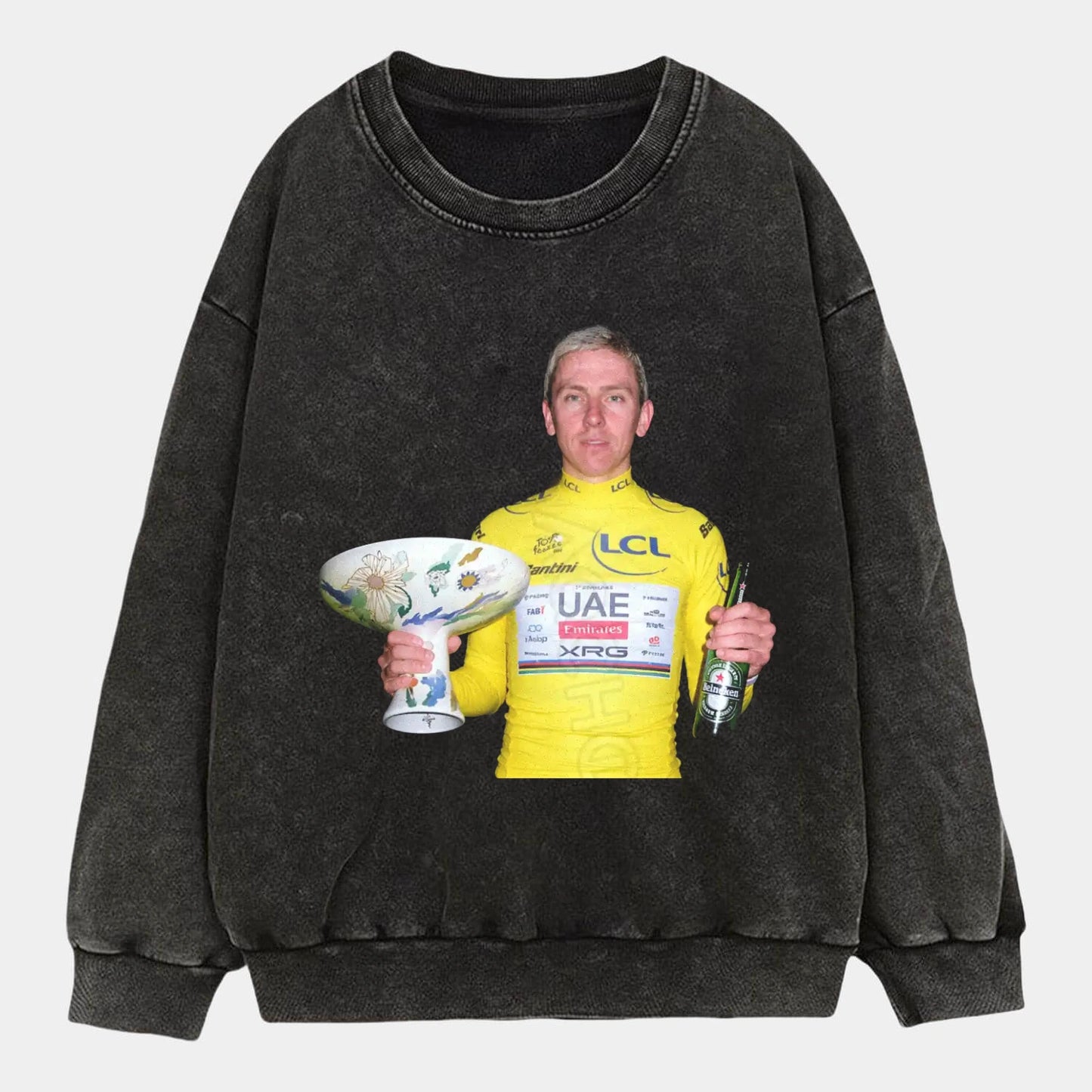 Tadej Pogačar Tour de France Champion Tee 4 - AQCHIC