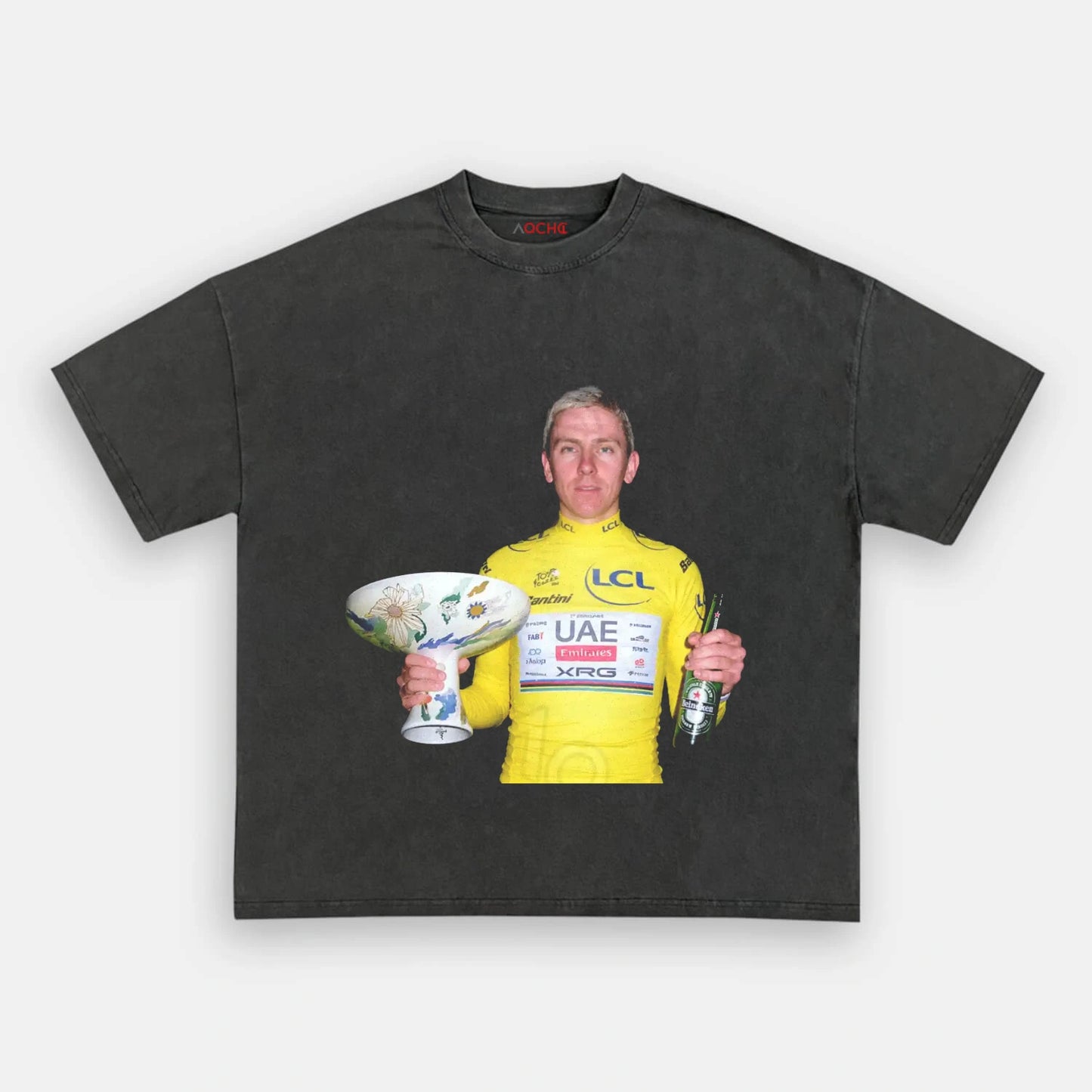 Tadej Pogačar Tour de France Champion Tee 4 - AQCHIC