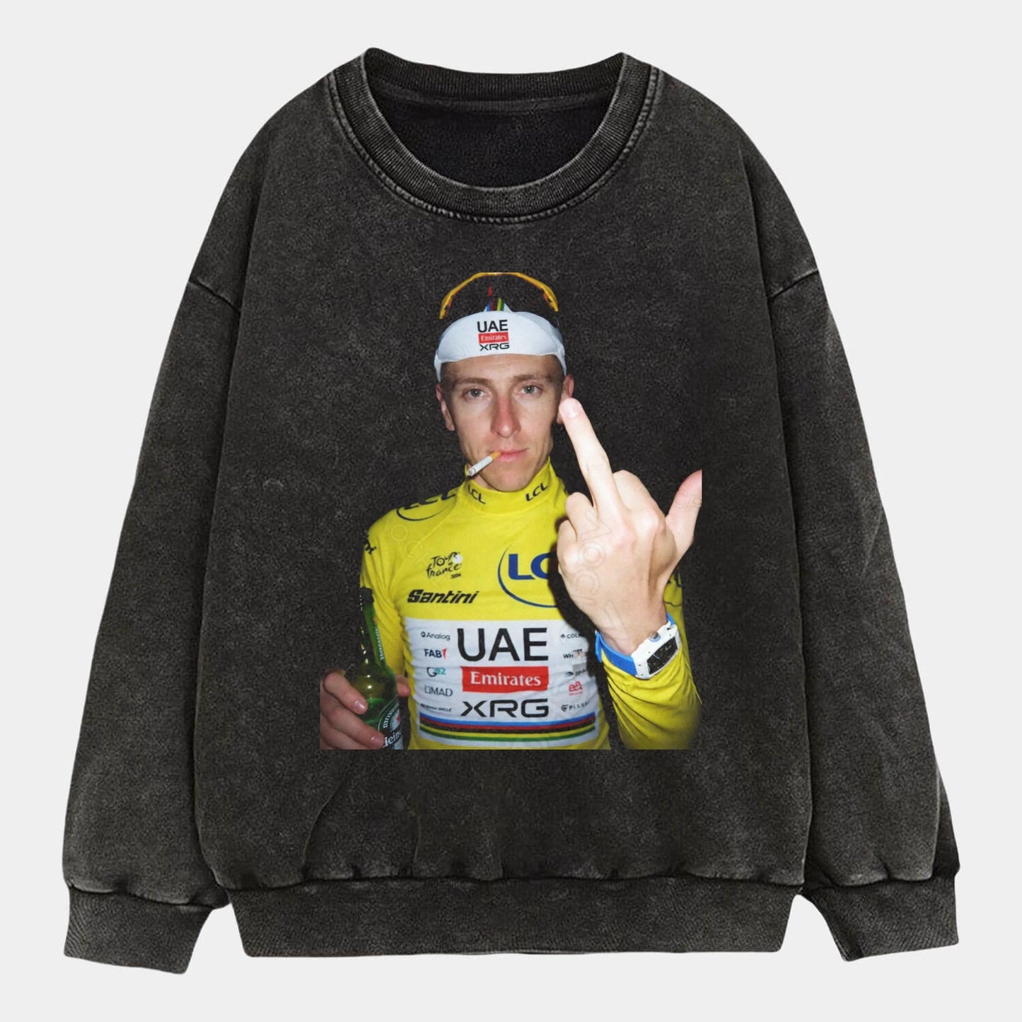Tadej Pogačar Yellow Jersey Tee 2 - AQCHIC