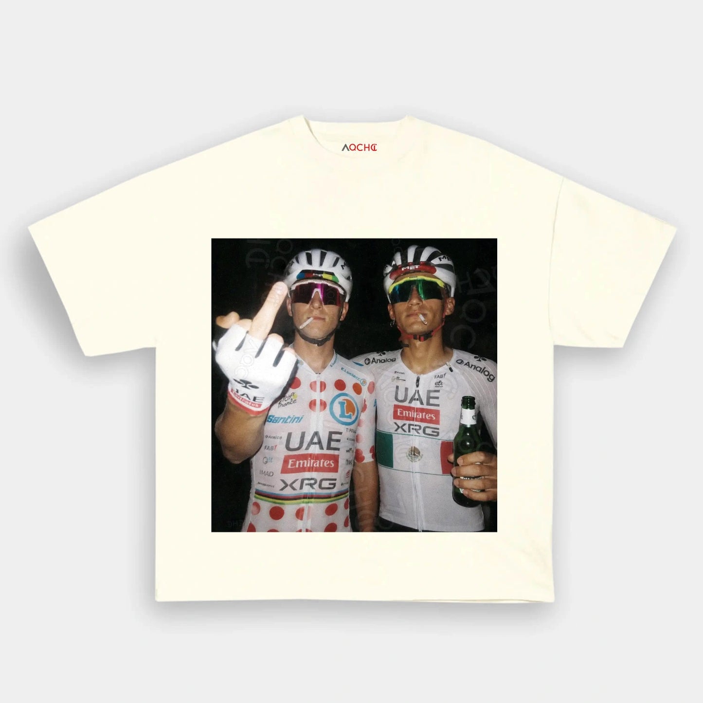 Tadej Pogačar&Isaac del Toro 2026 Tee 2 - AQCHIC