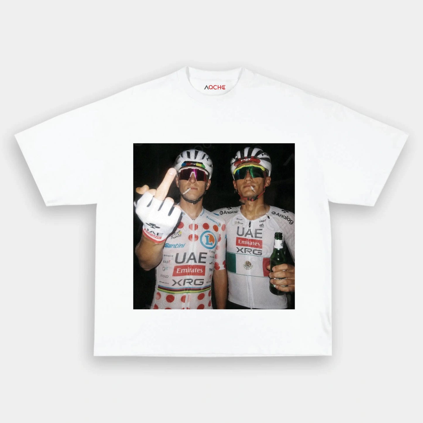 Tadej Pogačar&Isaac del Toro 2026 Tee 2 - AQCHIC