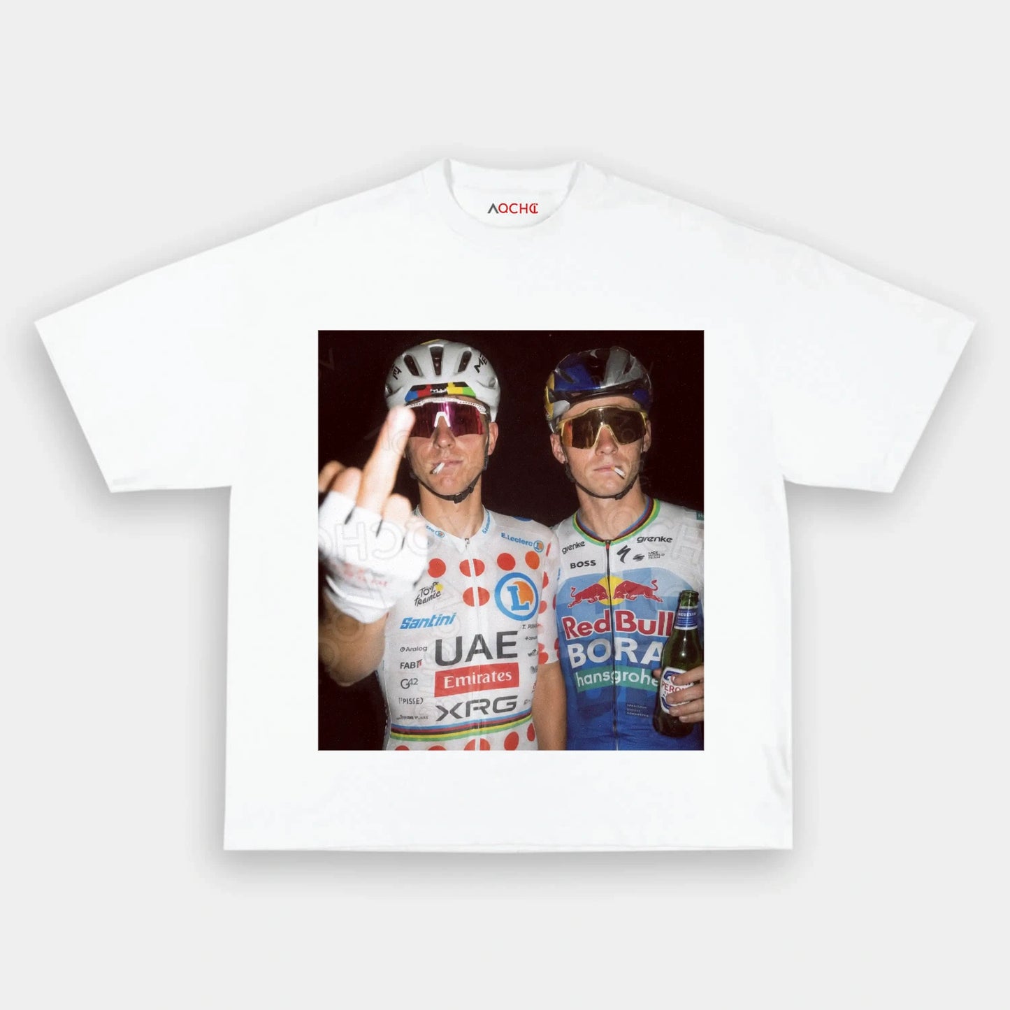 Tadej Pogačar&Remco Evenepoel 2026 Tee 1 - AQCHIC