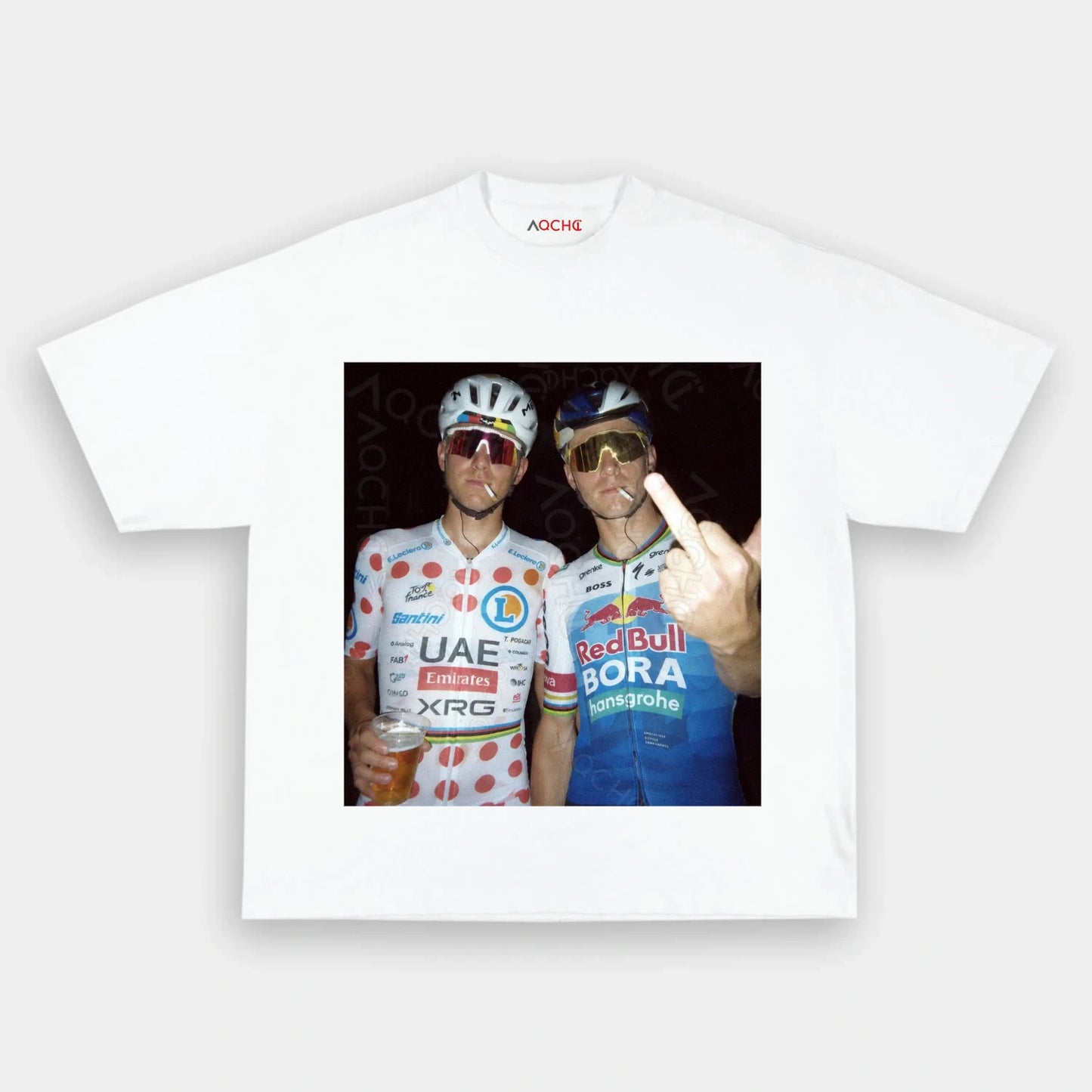 Tadej Pogačar&Remco Evenepoel 2026 Tee 2 - AQCHIC