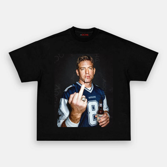 Troy Aikman Football TEE  - AQCHIC