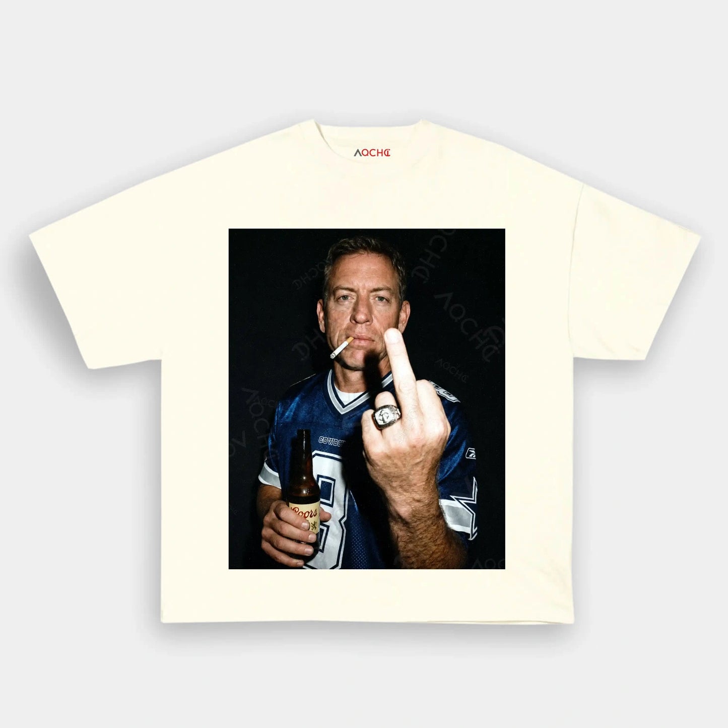 Troy Aikman Football Tee - AQCHIC