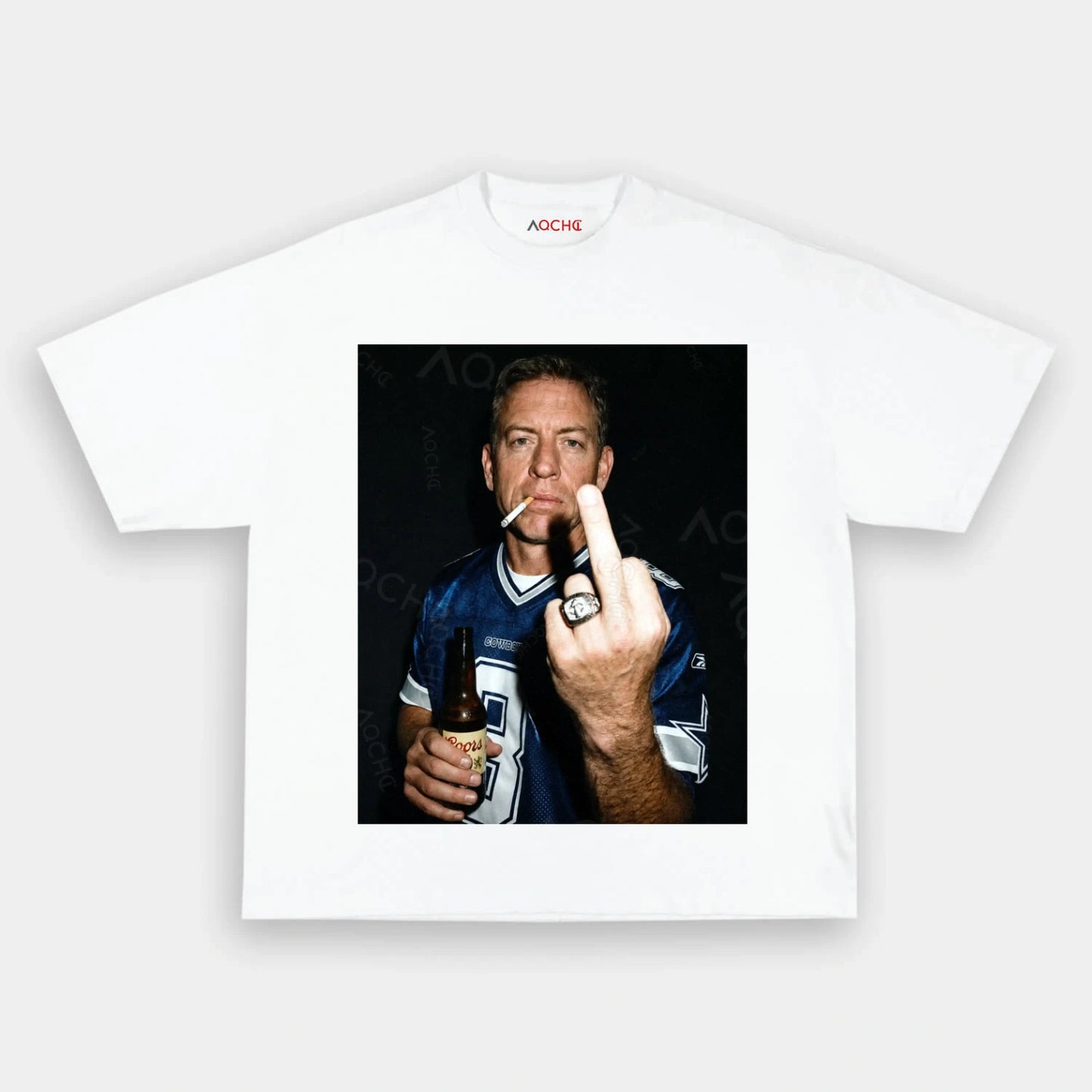Troy Aikman Football Tee - AQCHIC