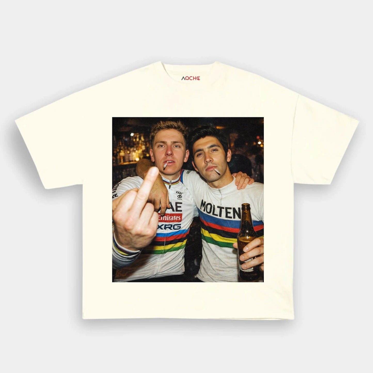 World Champions Together Merckx & Pogačar TEE 1 - AQCHIC