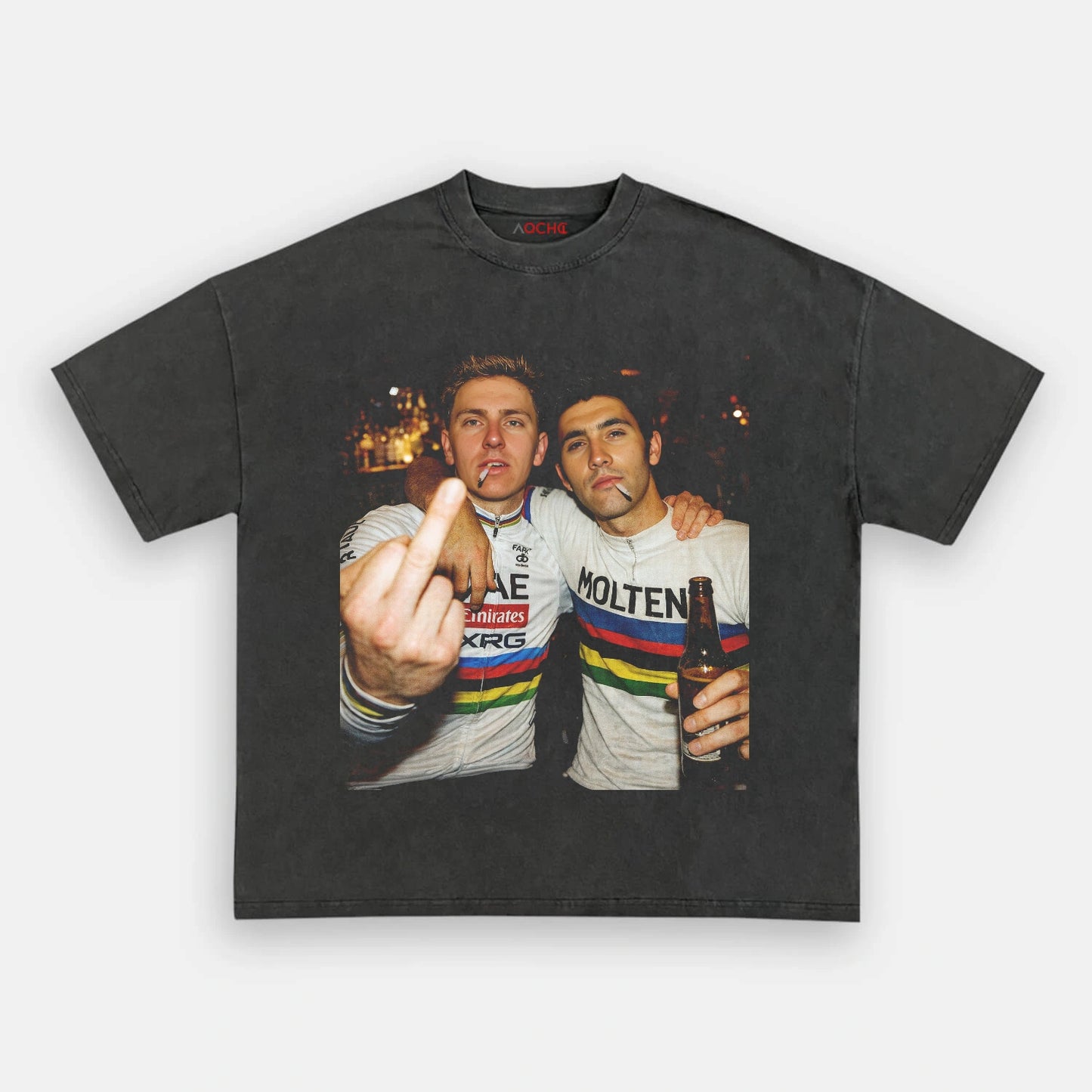 World Champions Together Merckx & Pogačar TEE 1 - AQCHIC