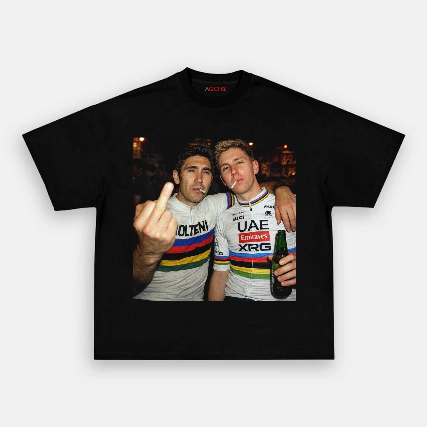 World Champions Together Merckx & Pogačar TEE 3 - AQCHIC