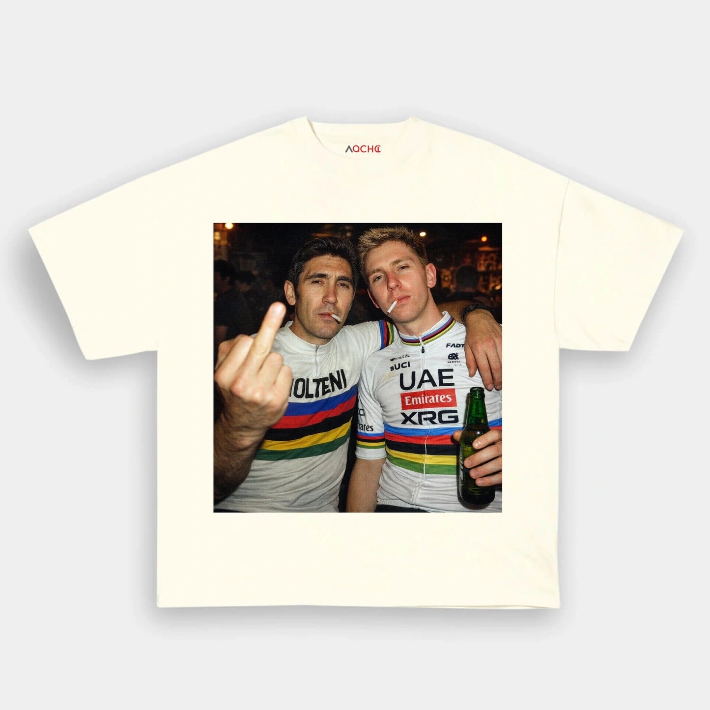 World Champions Together Merckx & Pogačar TEE 3 - AQCHIC