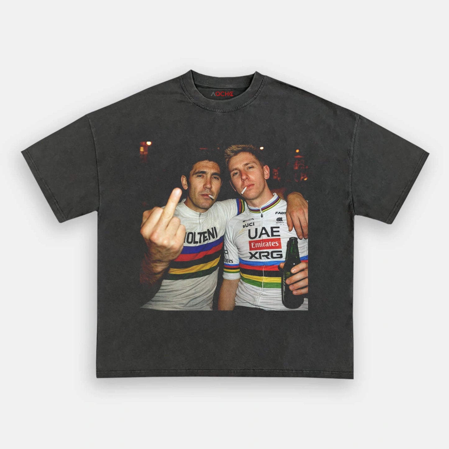 World Champions Together Merckx & Pogačar TEE 3 - AQCHIC